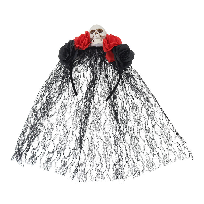 Rose skull headdress