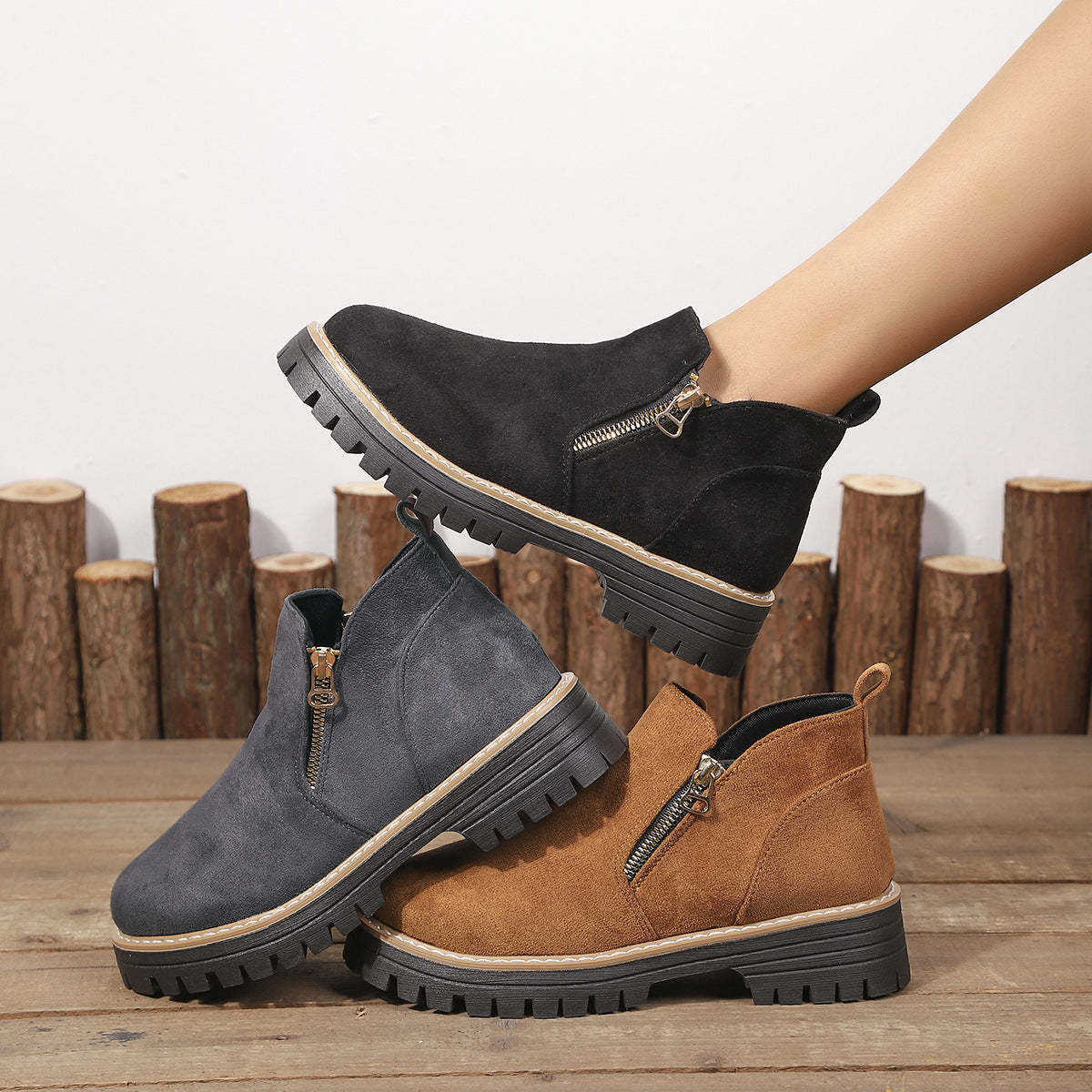 Women's Suede Chelsea Boots