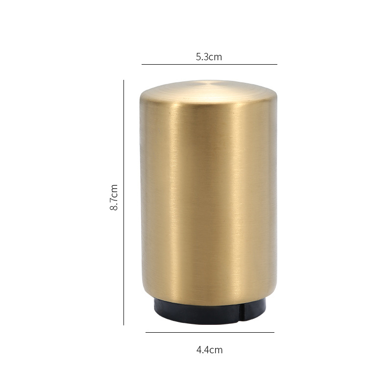 Automatic bottle opener with push button