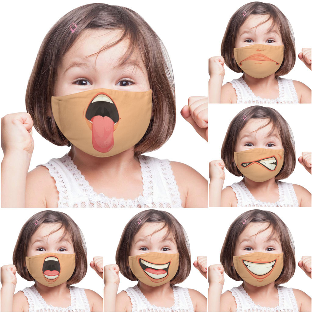 3D cartoon expression mask