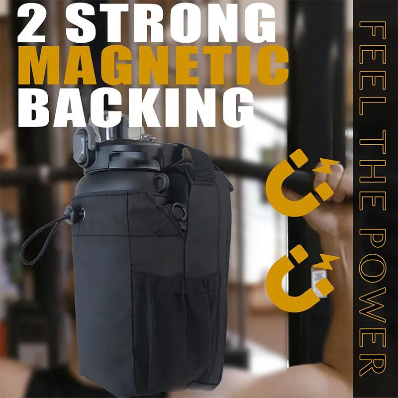 Fitness portable bag with magnet