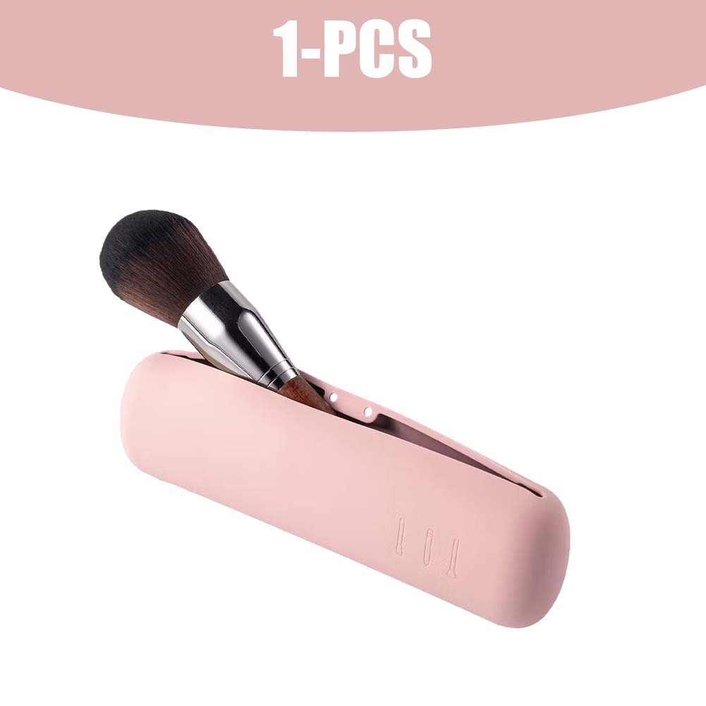 Silicone makeup brush storage bag