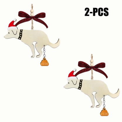 Christmas wooden ornaments