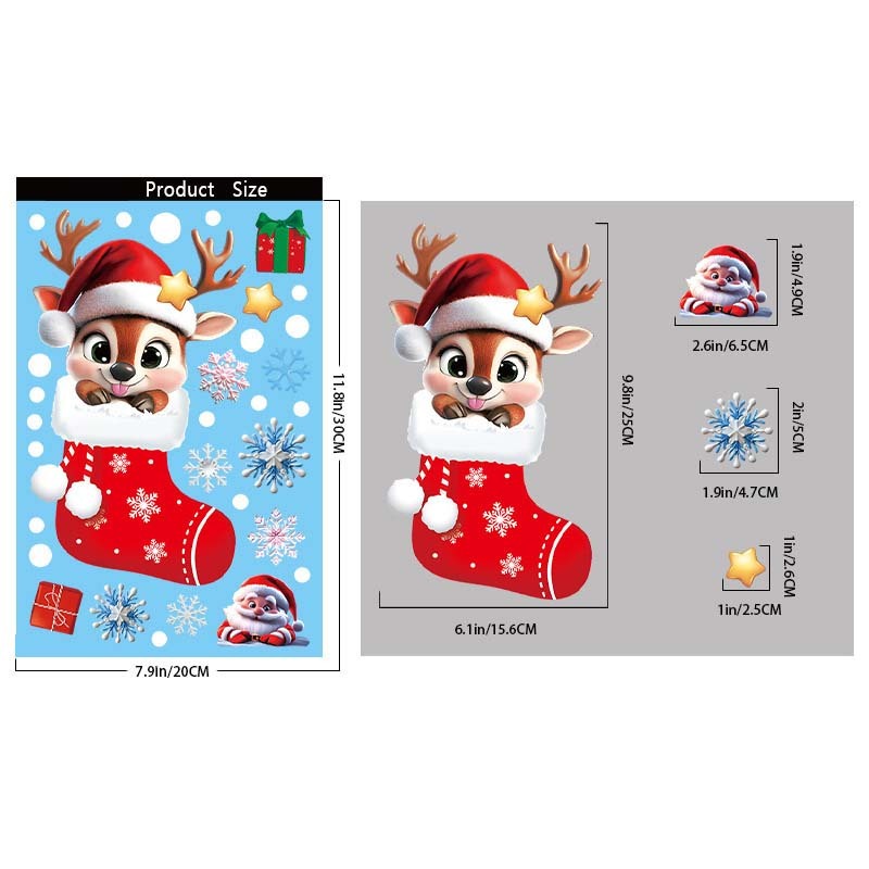 Christmas Static Stickers