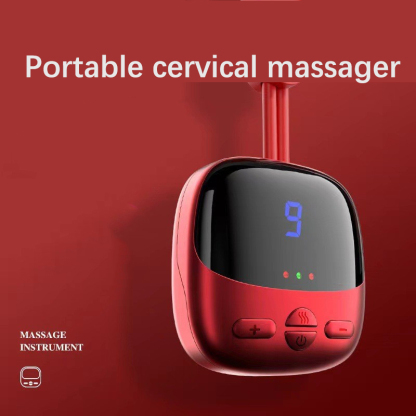 Neck-hanging neck massager