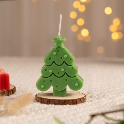 Christmas tree scented candles