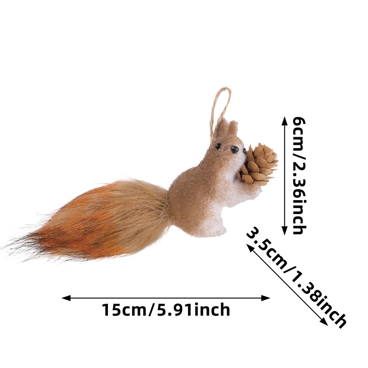 Squirrel desktop ornament