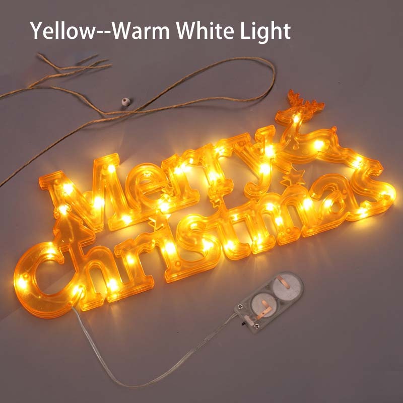 Christmas Alphabet Hanging Light