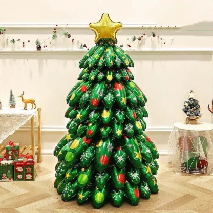 3D Christmas Tree Balloons