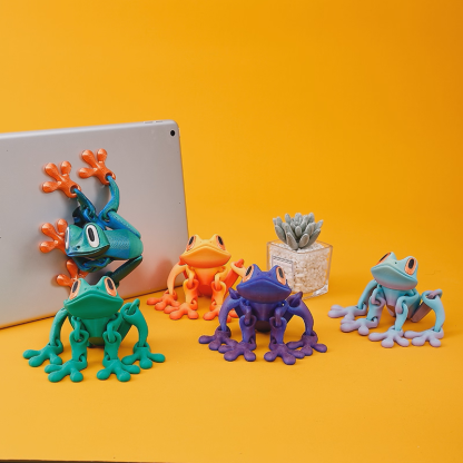 3D Printed Magnetic Frog Fridge Magnet