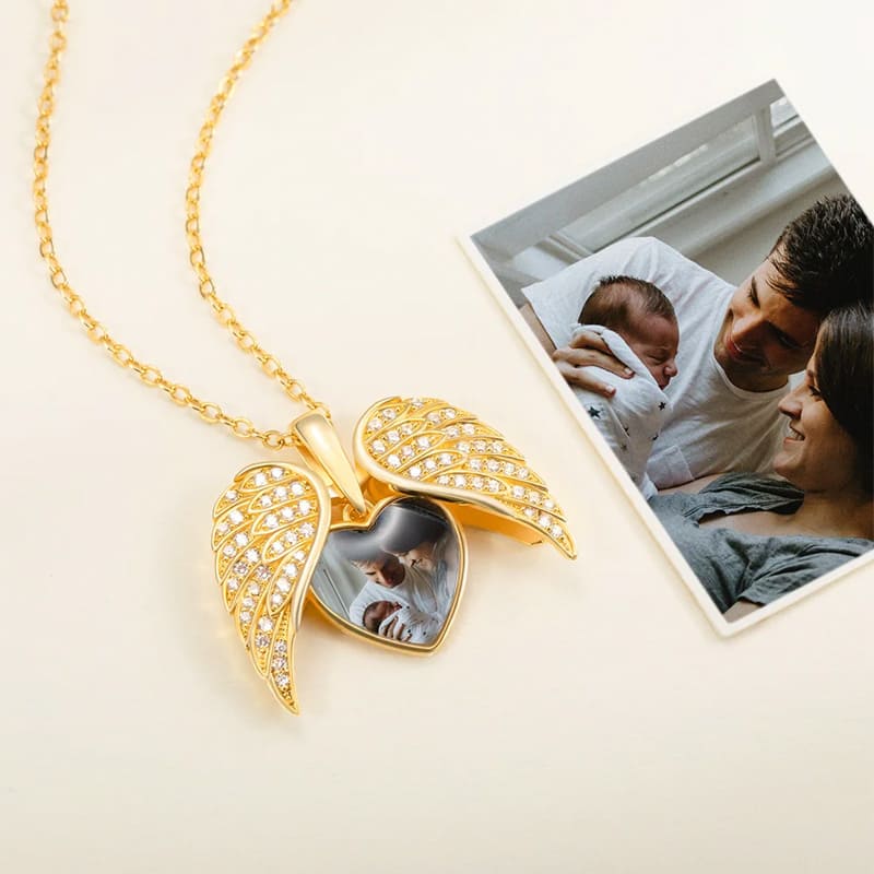Personalized Wing Necklace