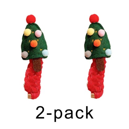 Christmas coil hair tie