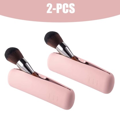 Silicone makeup brush storage bag