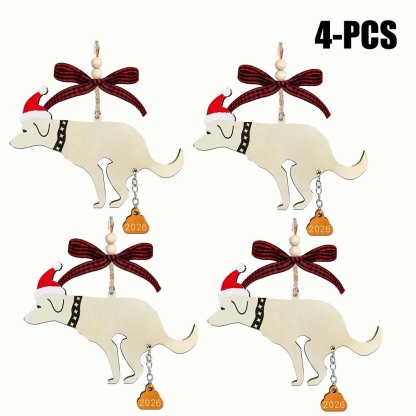 Christmas wooden ornaments