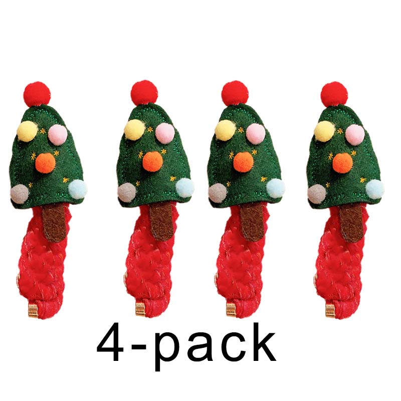 Christmas coil hair tie