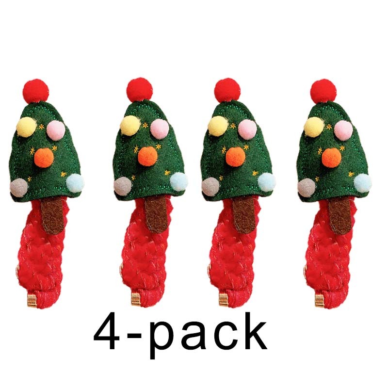 Christmas coil hair tie