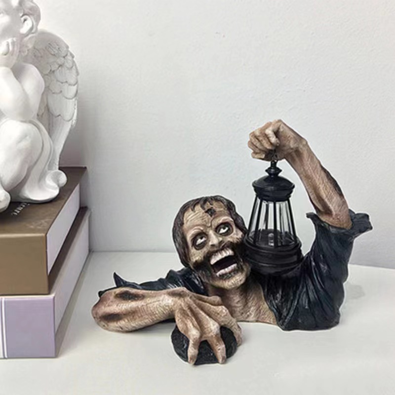 Halloween zombie lantern decoration