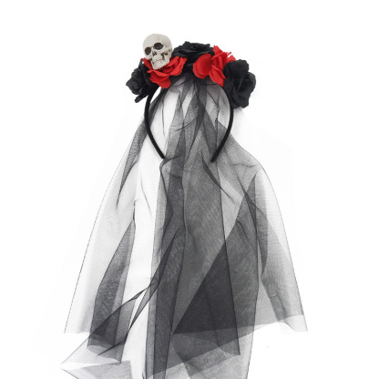 Rose skull headdress