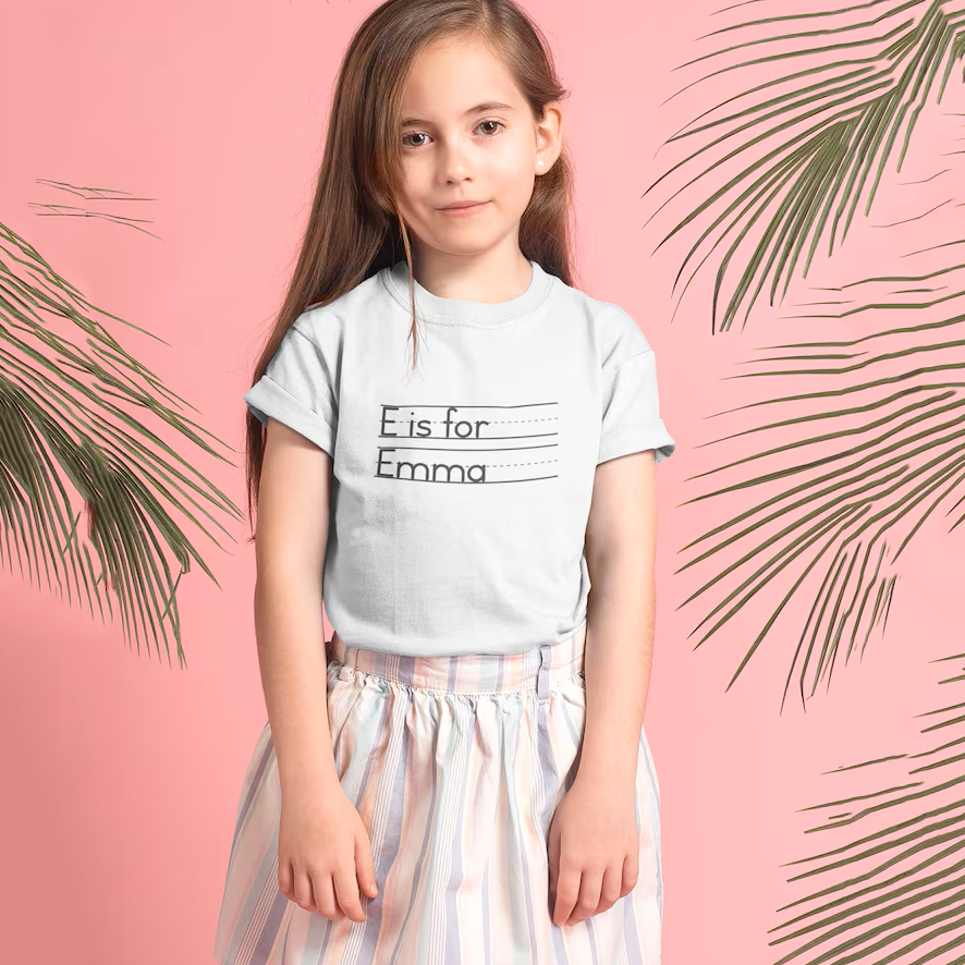 Personalized Alphabet Shirt
