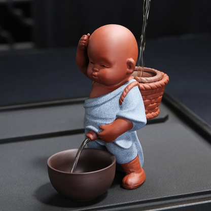 Creative Little Monk Tea Pet Ornament
