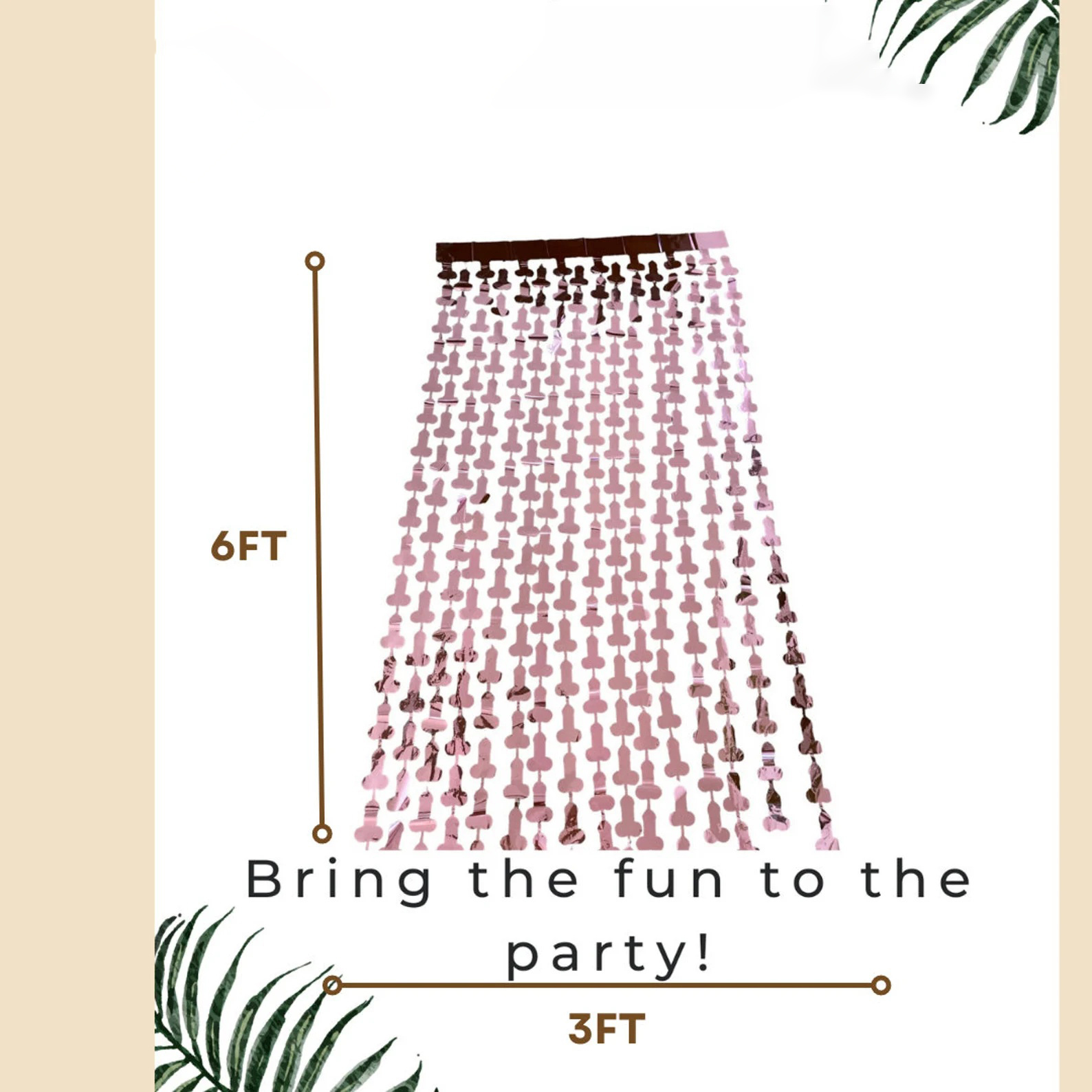 Aluminum Foil Curtain Party Decoration