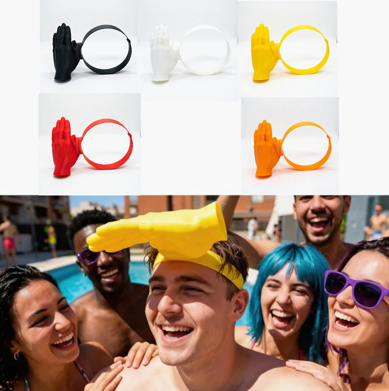 Funny hand-shaped Sun Hat headband