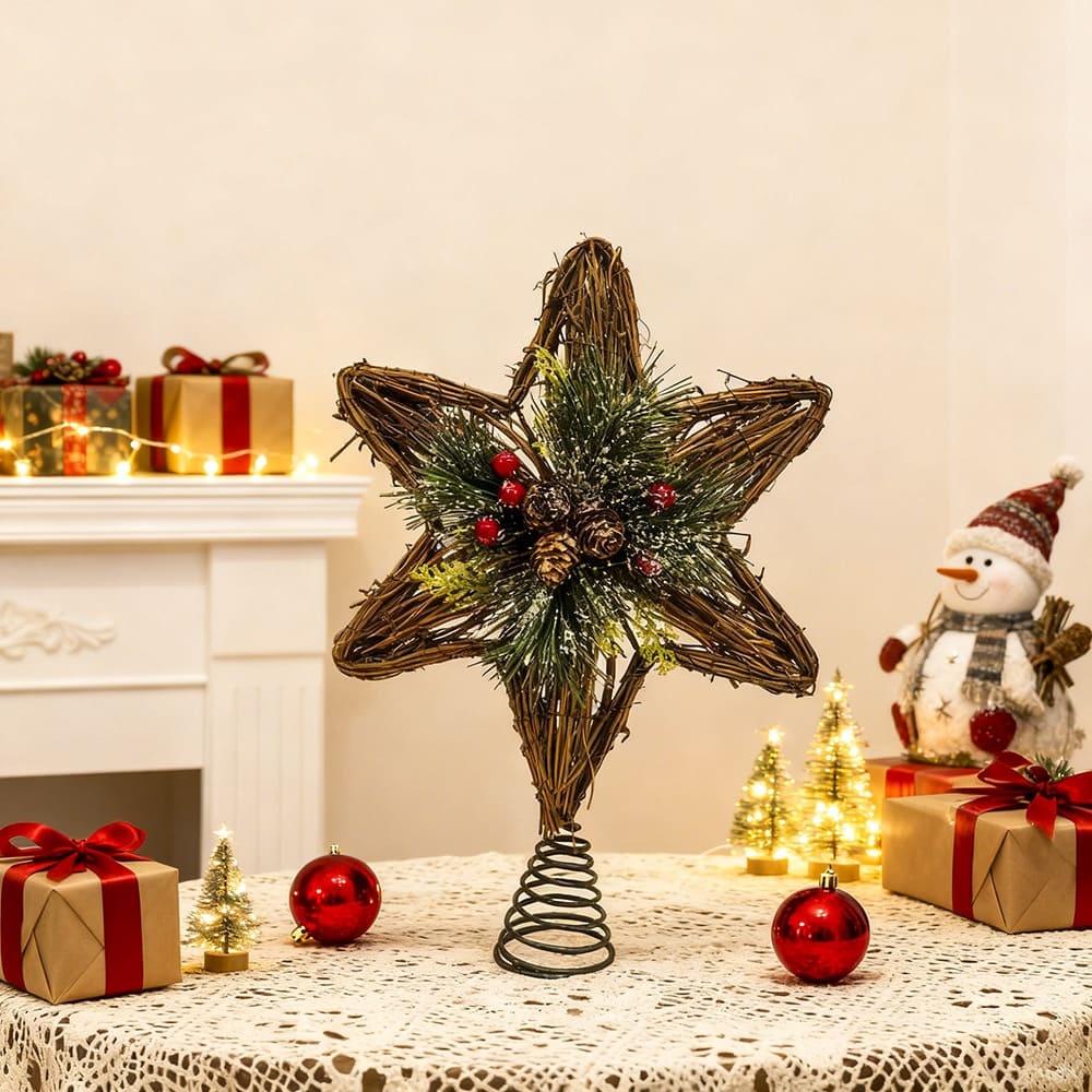 DIY Christmas Tree Top Decoration