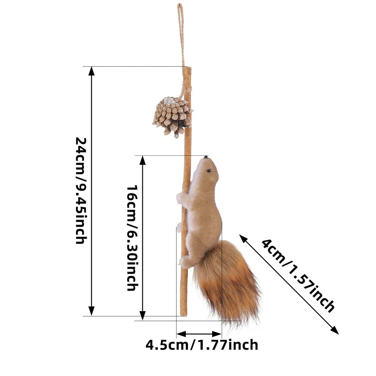 Squirrel desktop ornament