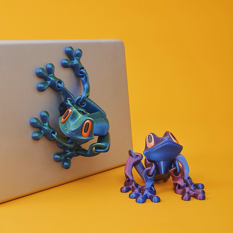 3D Printed Magnetic Frog Fridge Magnet