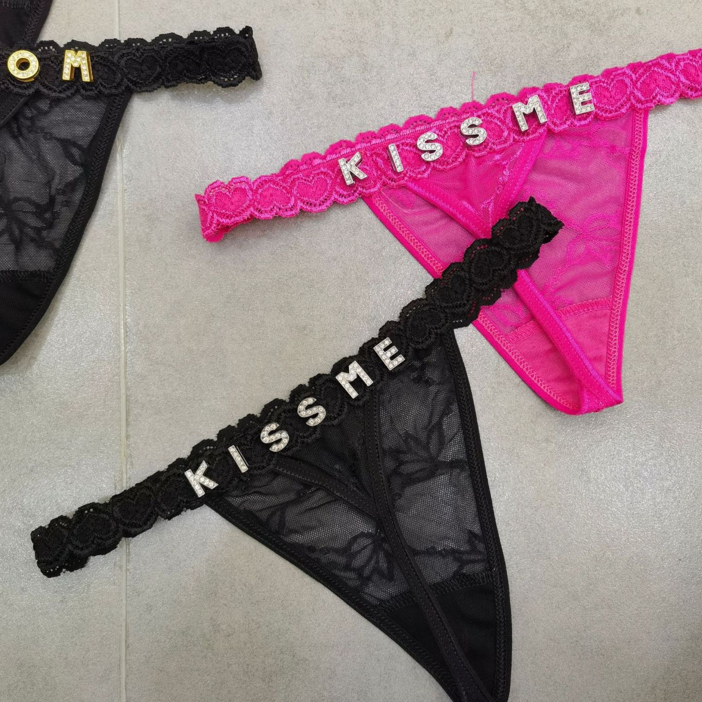 DIY Alphabet Thongs