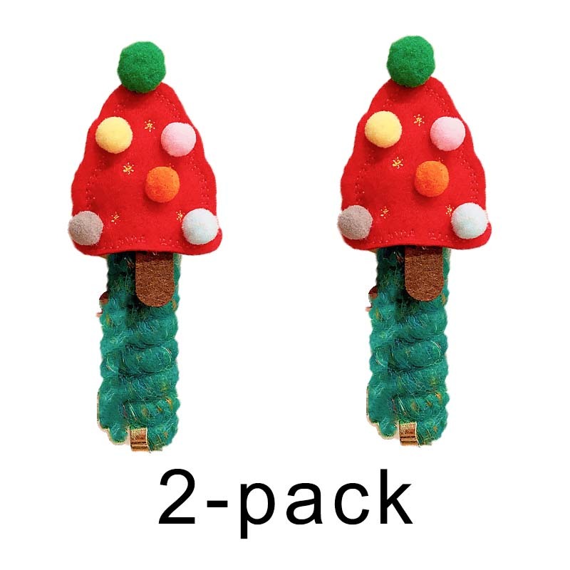 Christmas coil hair tie