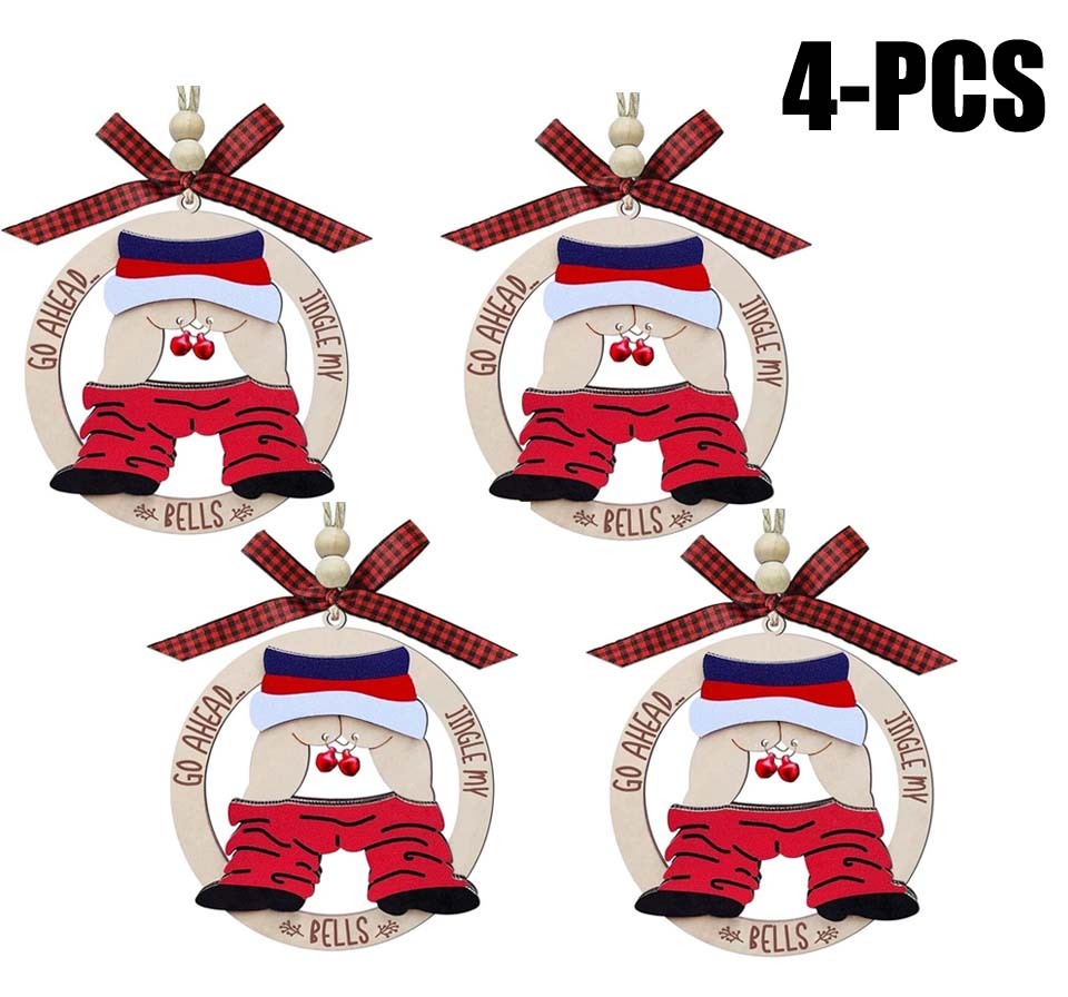 Christmas wooden ornaments