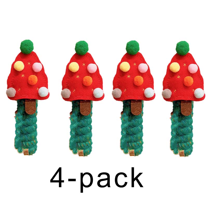 Christmas coil hair tie