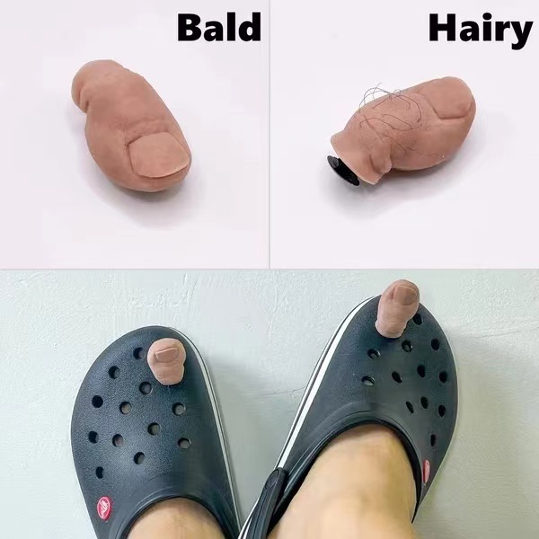 Big toe Crocs decoration