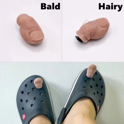 Big toe Crocs decoration