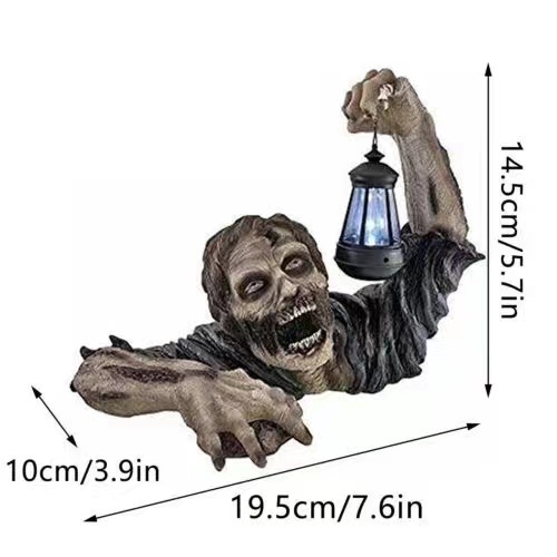 Halloween zombie lantern decoration