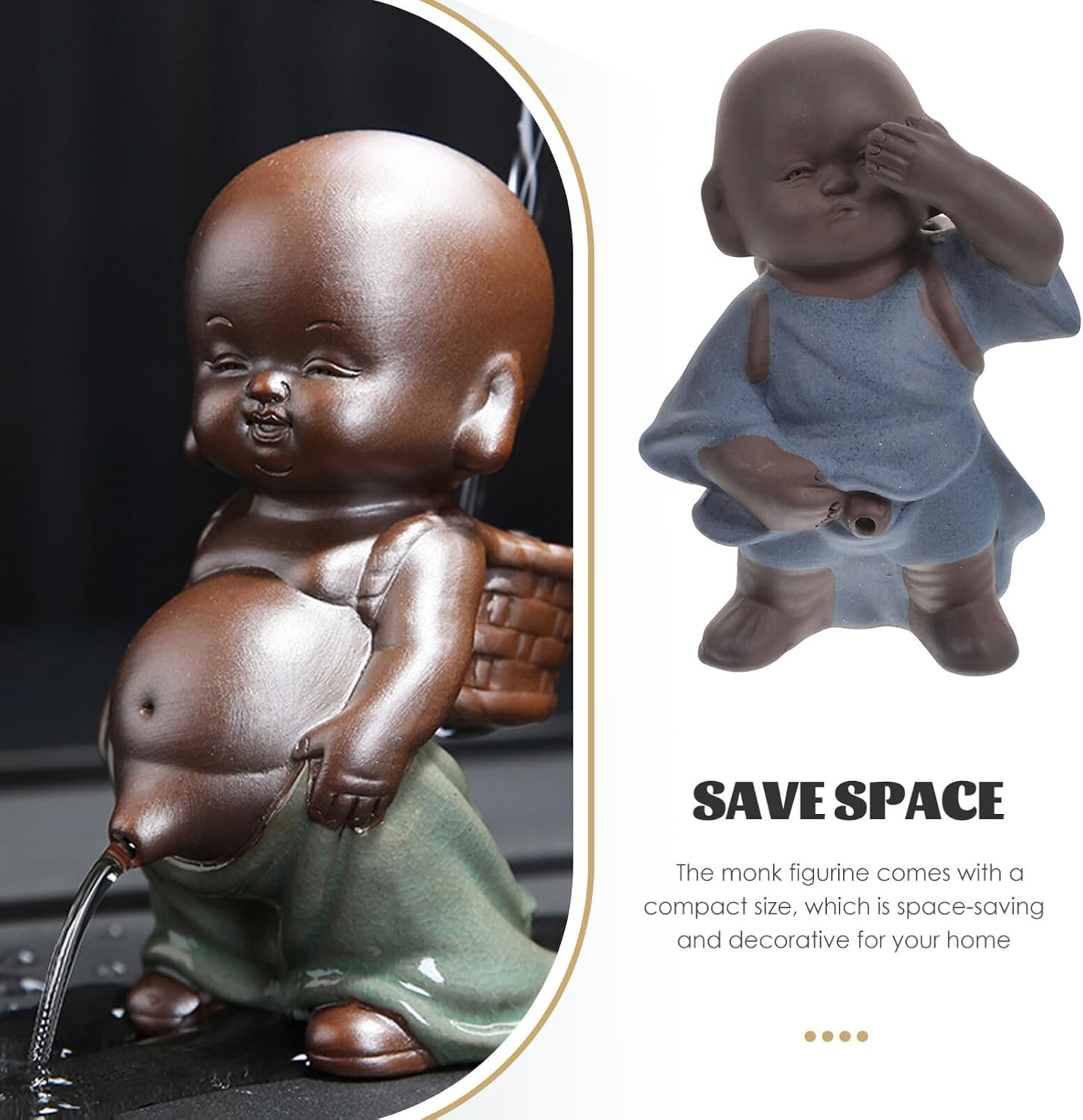 Creative Little Monk Tea Pet Ornament