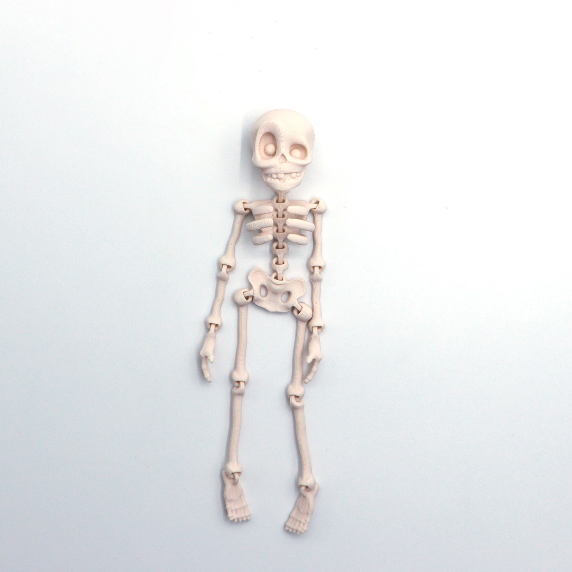 3D printed skull creative refrigerator magnet