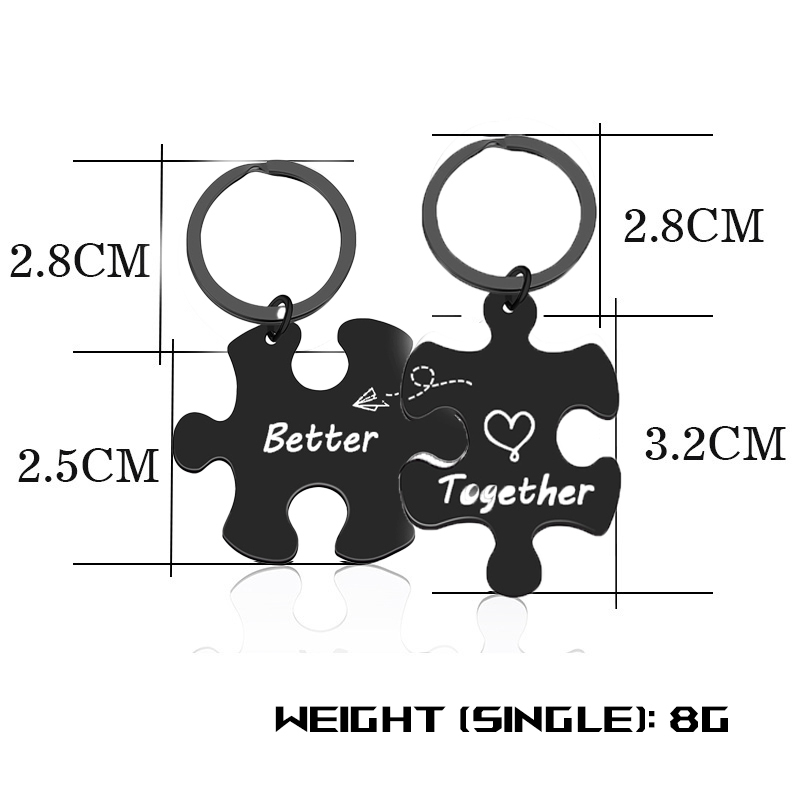 Jigsaw Puzzle Keychain