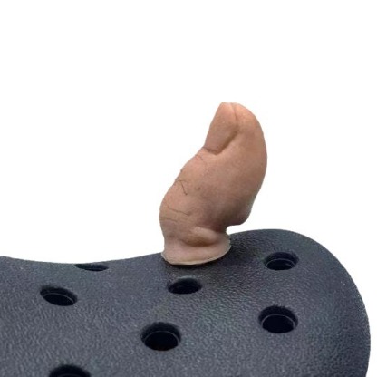 Big toe Crocs decoration