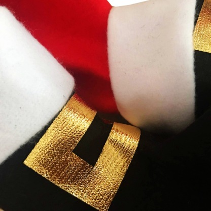 Christmas decoration table and chair foot covers