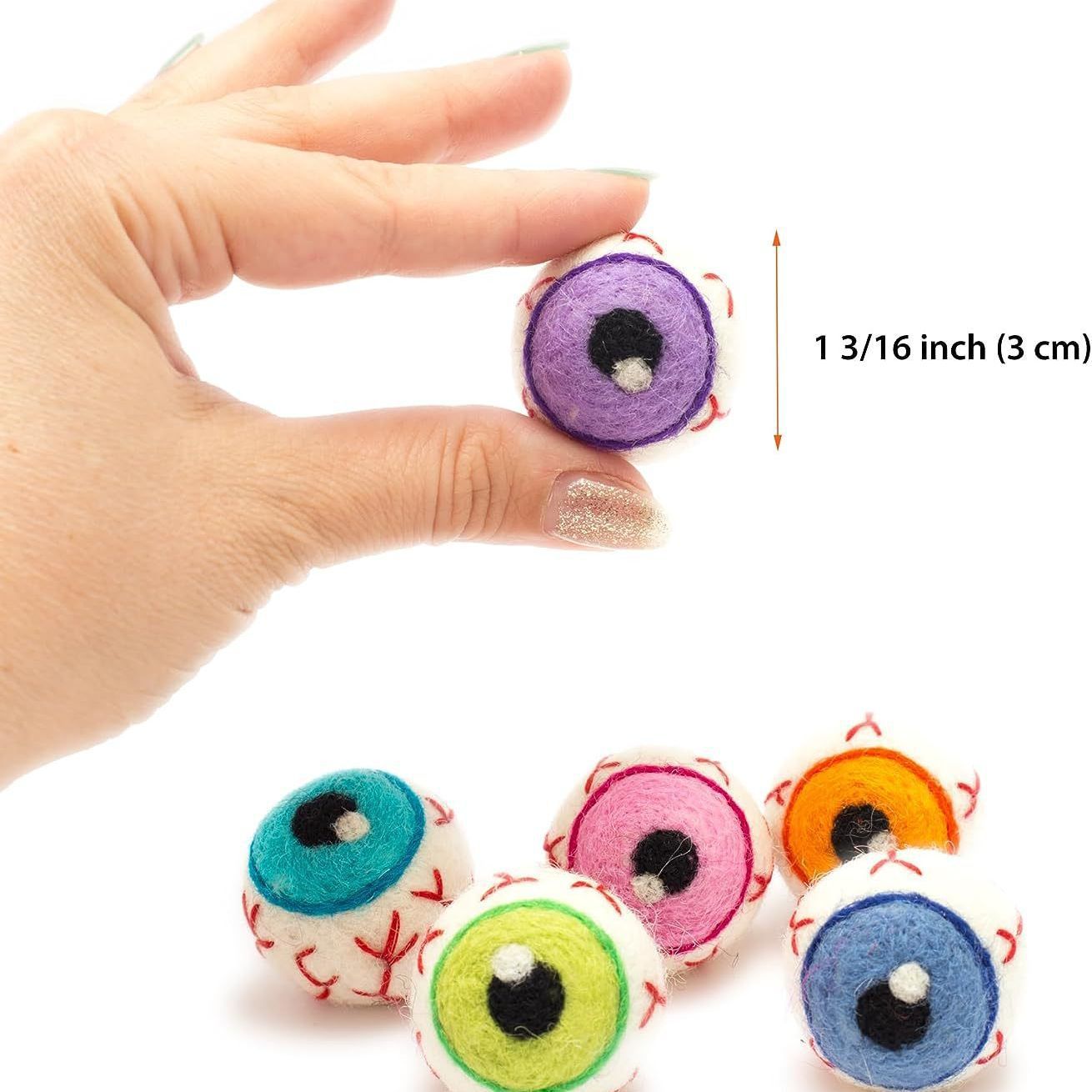 Halloween Felt Eyeballs