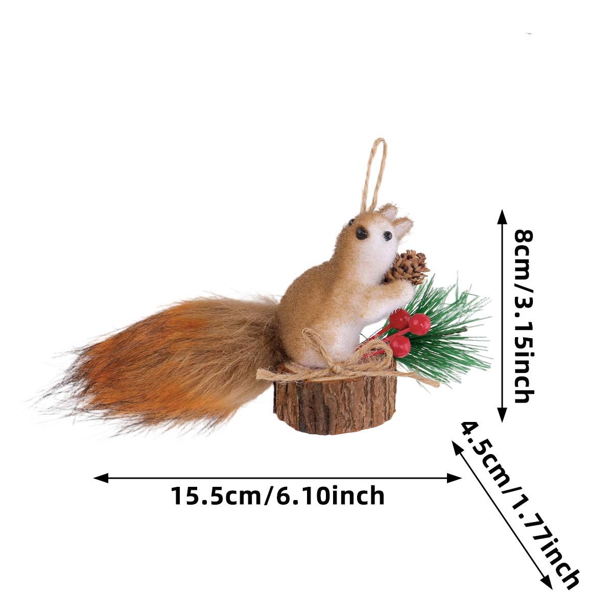 Squirrel desktop ornament