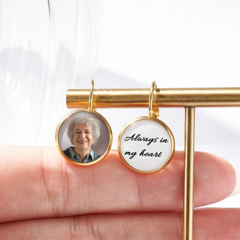 Personalized pendant earrings