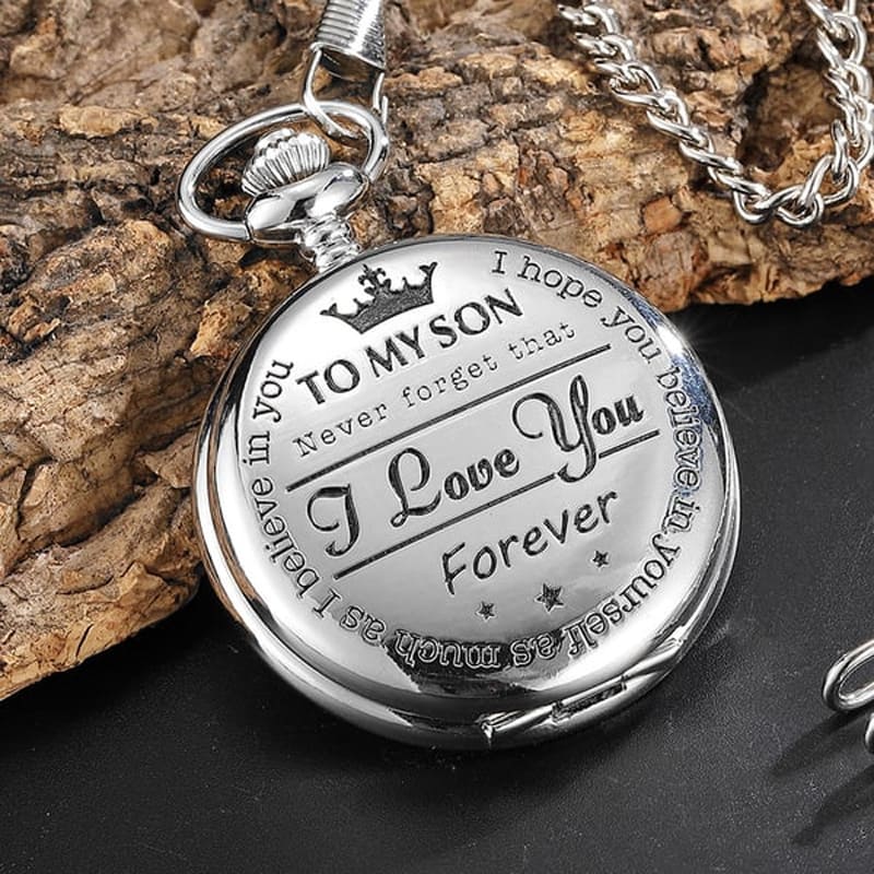 "To my son/daughter/father" Quartz Pocket Watch