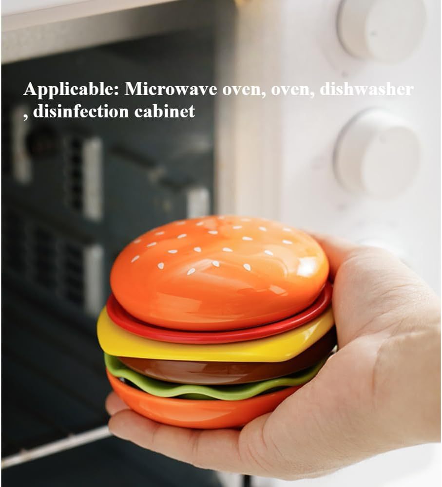 Dip seasoning home burger small plate