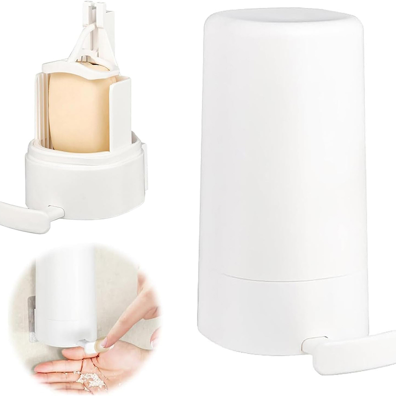 Wall-mounted punch-free soap grinder