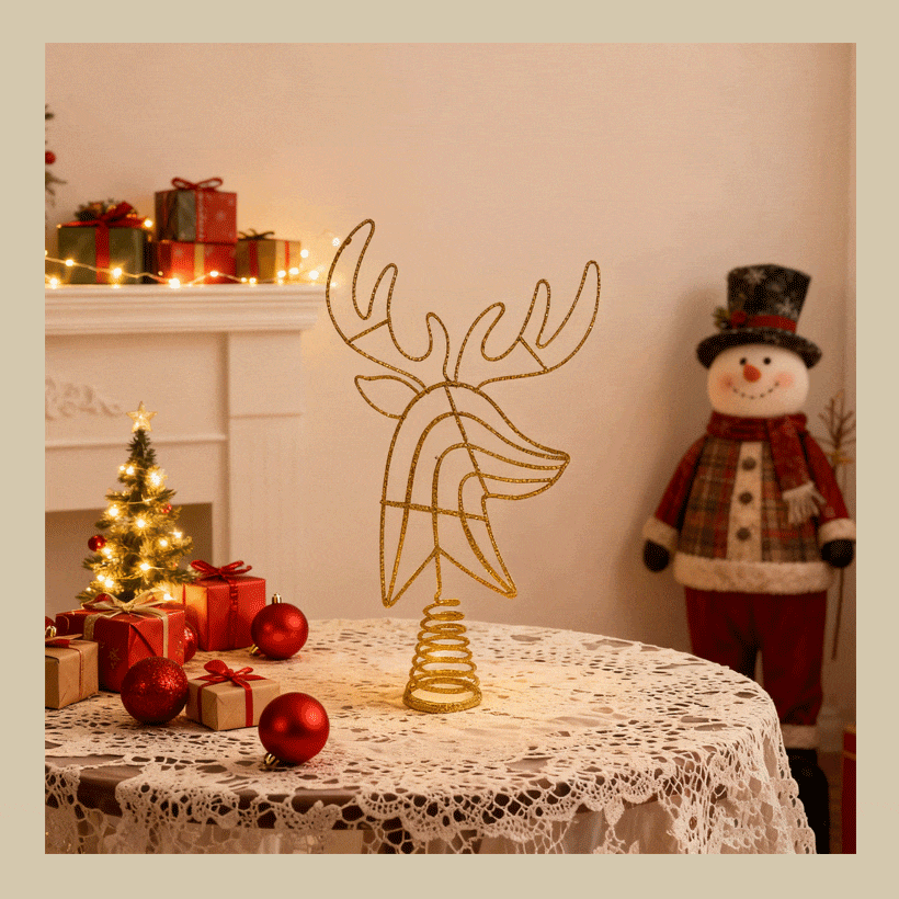 DIY Christmas Tree Top Decoration