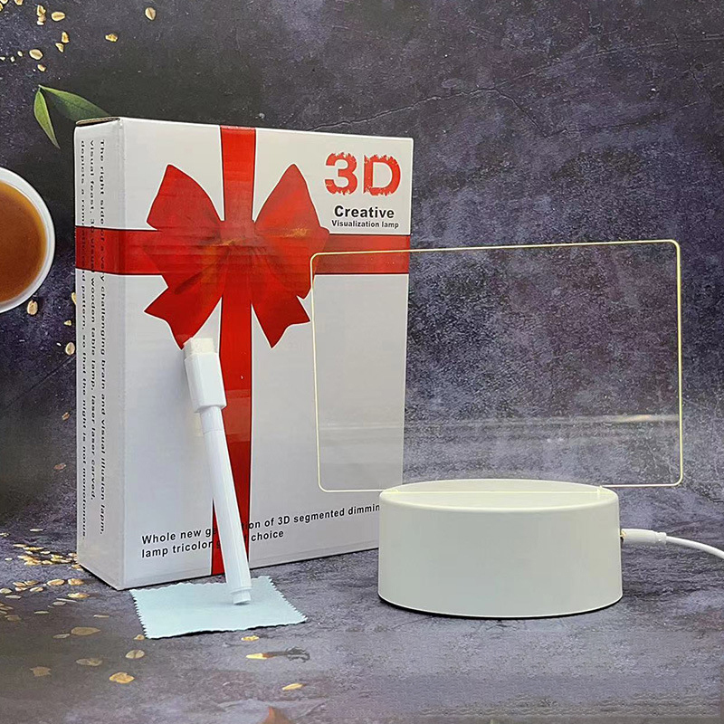 Luminous diary desk lamp