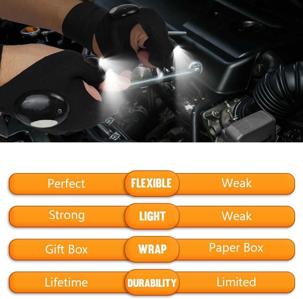 LED lighting gloves